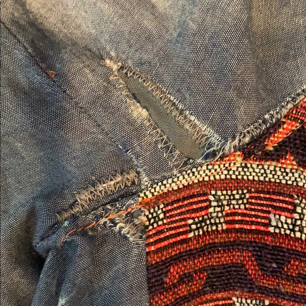 Gimmicks patterned flannel denim shirt - Picture 7 of 8